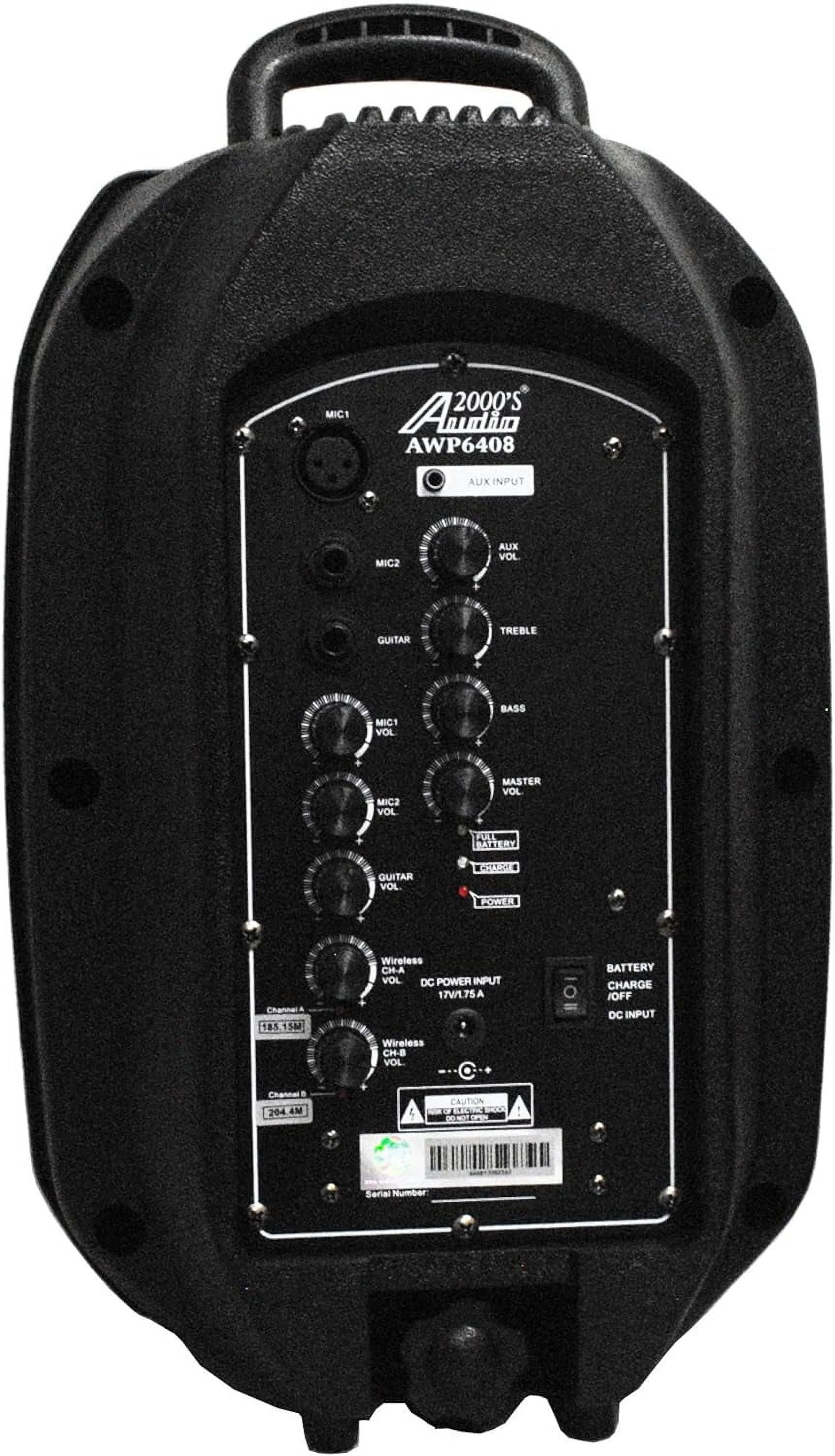 2000 PA6408HL Dual Channel 50W 8