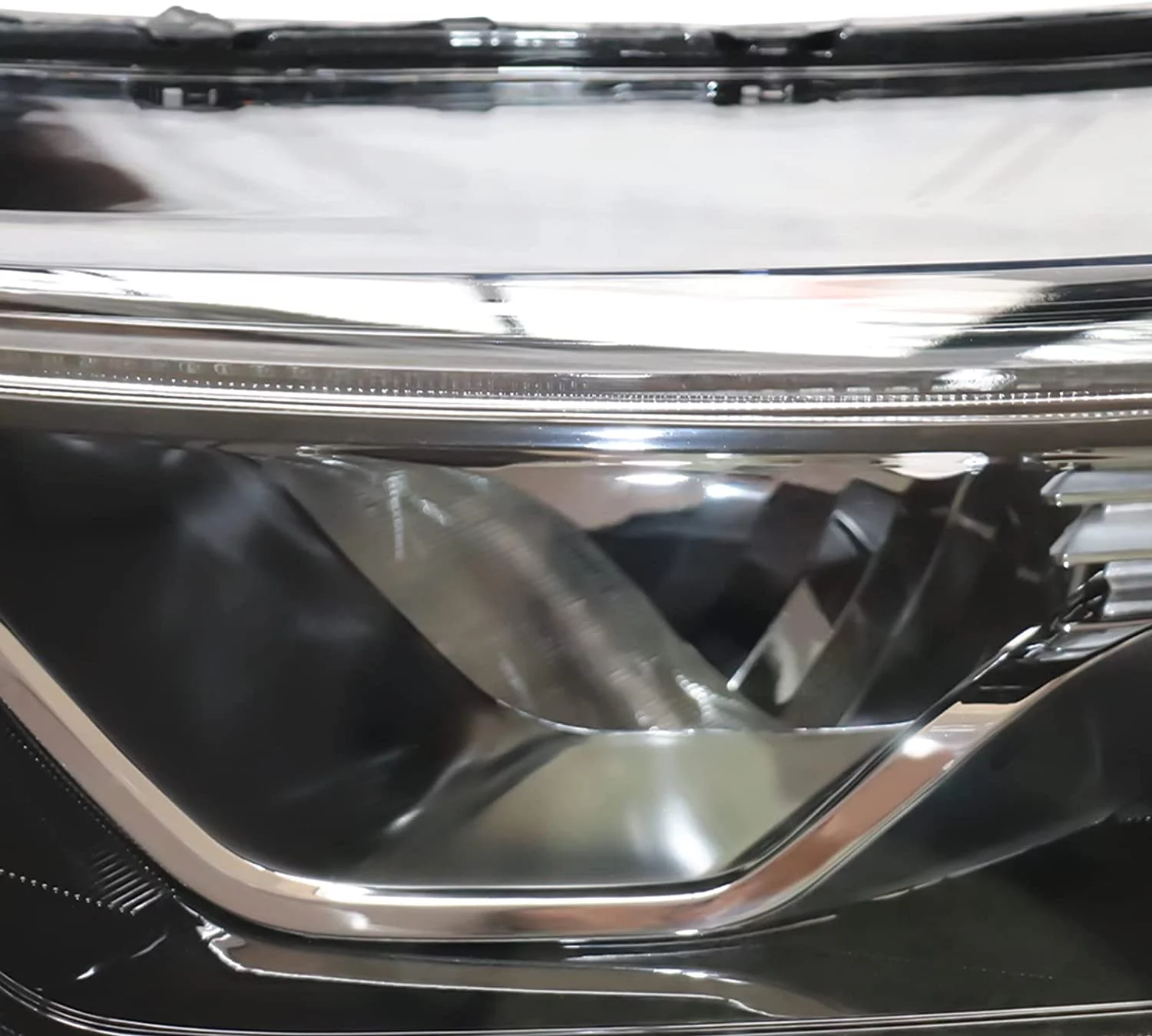 For 2017 2018 2019 2020 2021Honda CRV Headlights Assembly Halogen with LED DRL Headlamp Left Driver Headlight Black Housing Clear Lens Head light - Driver Side Headlight Only