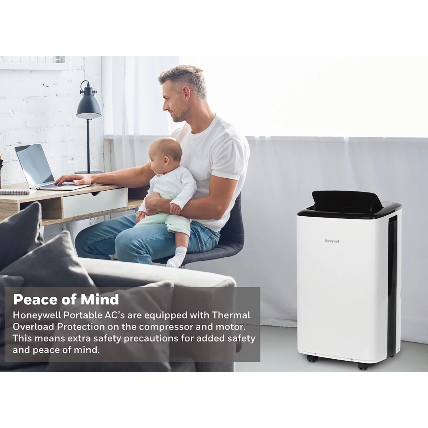 Honeywell 10,000 BTU Portable Air Conditioner with Dehumidifier & Fan