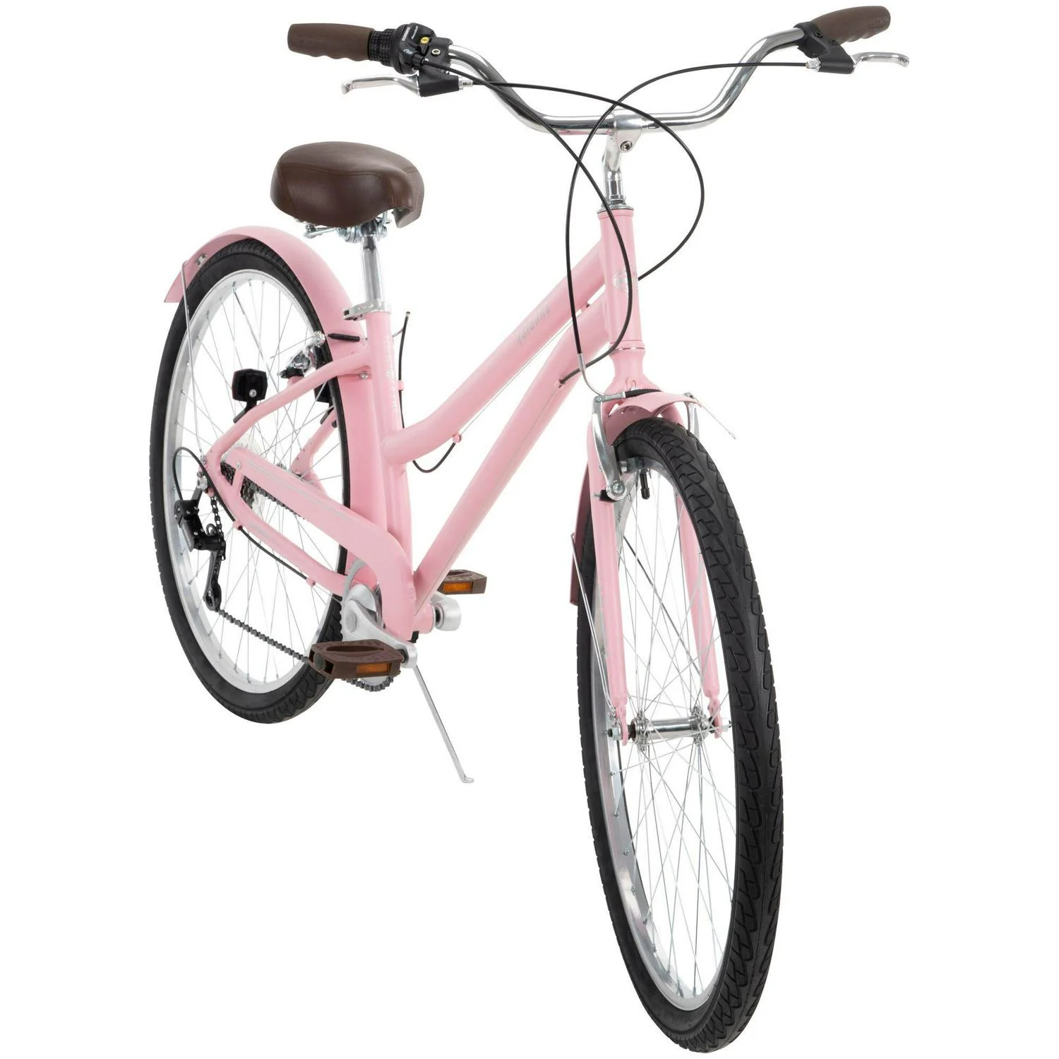 Huffy Women's 27.5 in. Sienna Comfort Bike, 7 Speed, Pink