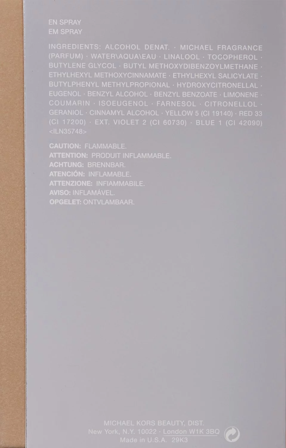 Michael Kors Eau De Parfum Spray, Perfume for Women, 3.4 Oz