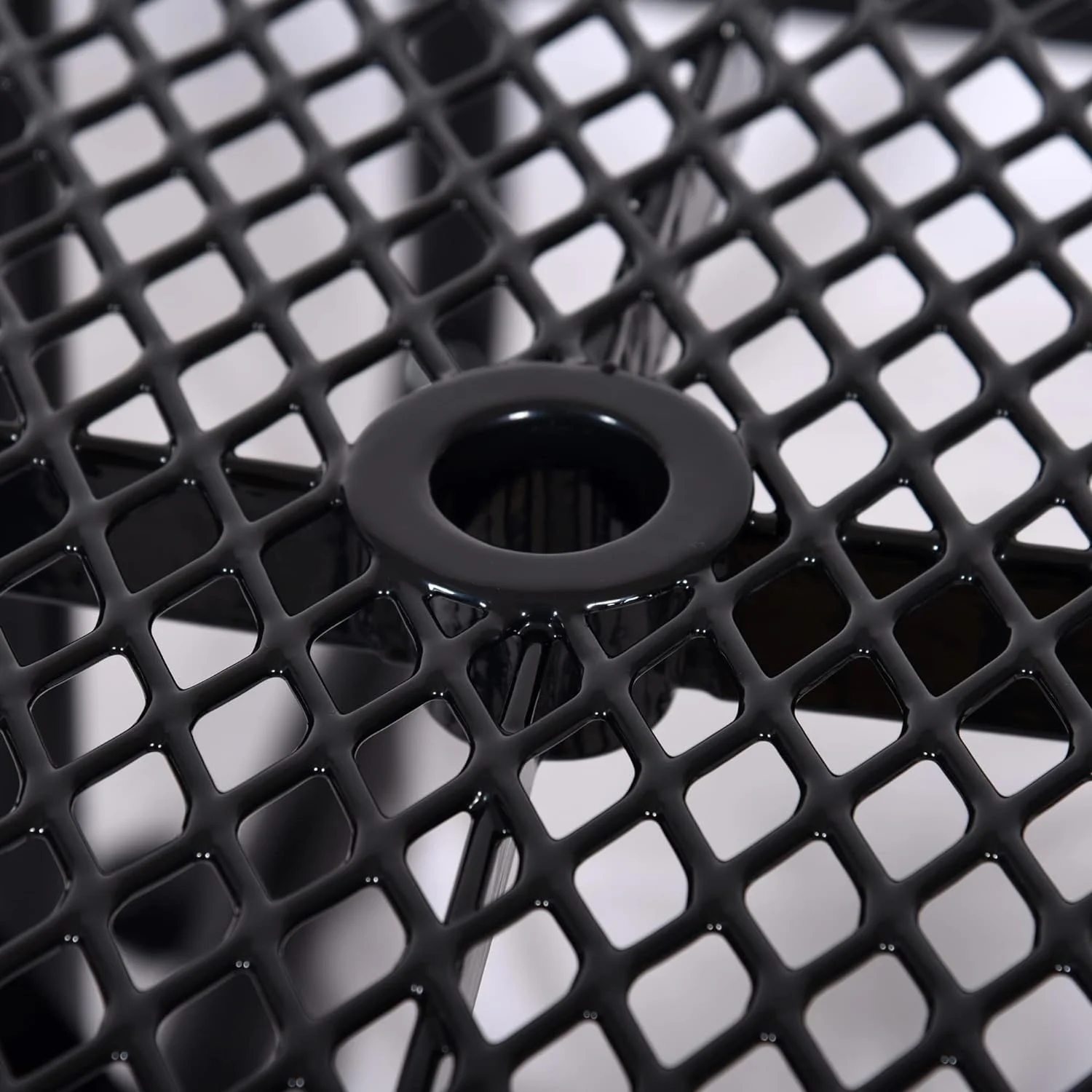 Square Steel Commercial Metal Picnic Table 46