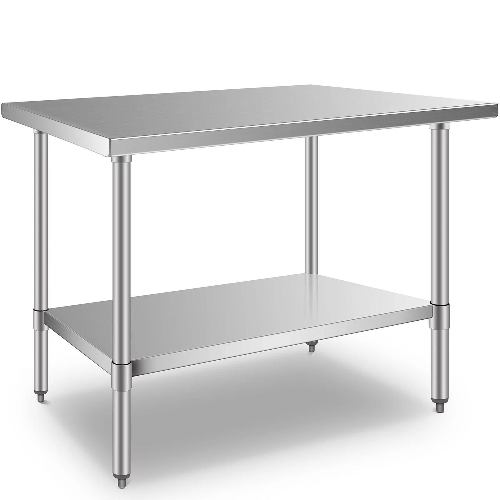 Stainless Steel Commercial Kitchen Prep & Work Table Heavy Duty Kitchen Work Table 48