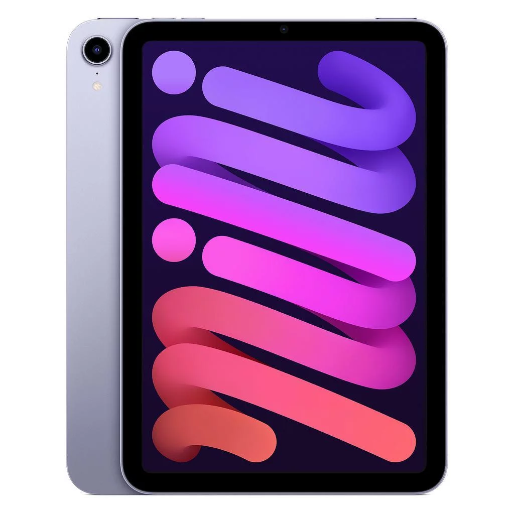 Refurbished Apple iPad Mini 6 A2567 (WiFi) 256GB Purple (Grade A) w/ Pre-Installed Tempered Glass