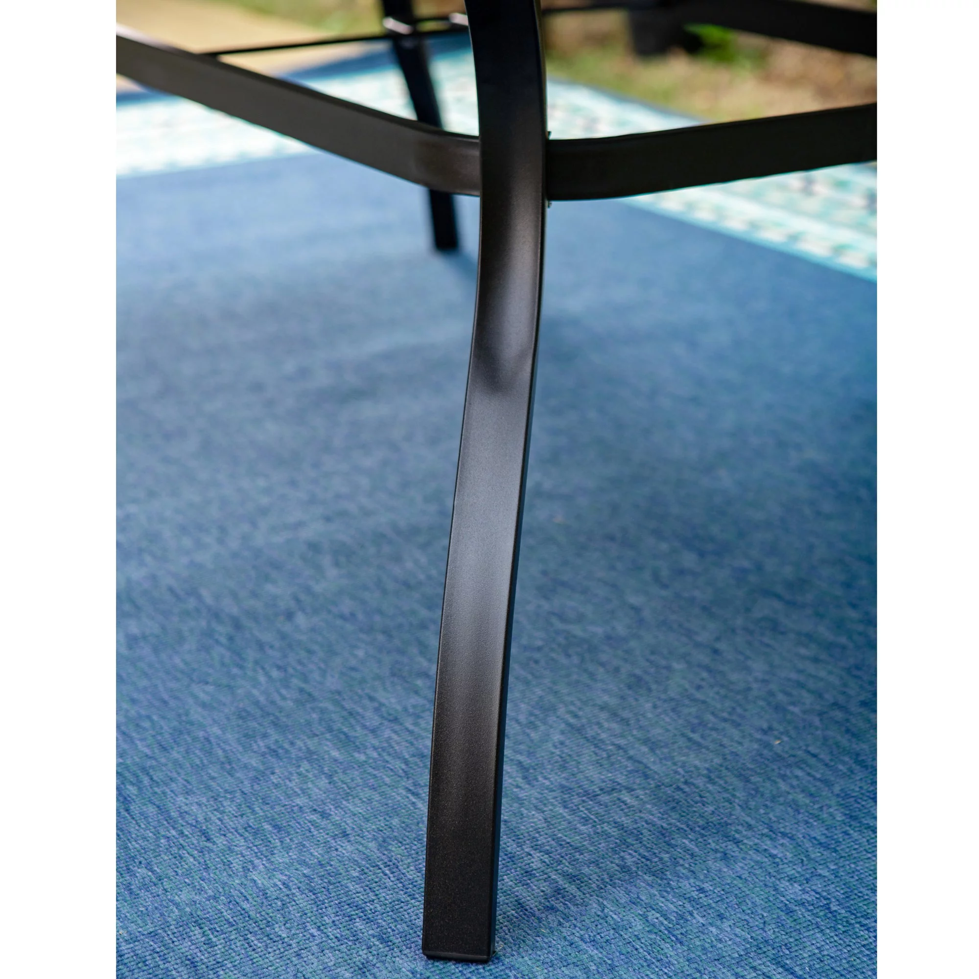 MF Studio 8-Piece Outdoor Patio Dining Set with 13 FT Double-sided Umbrella, 6 PCS Stacking Armchairs&1 PC Large Table for Dinner&Party, Black&Beige