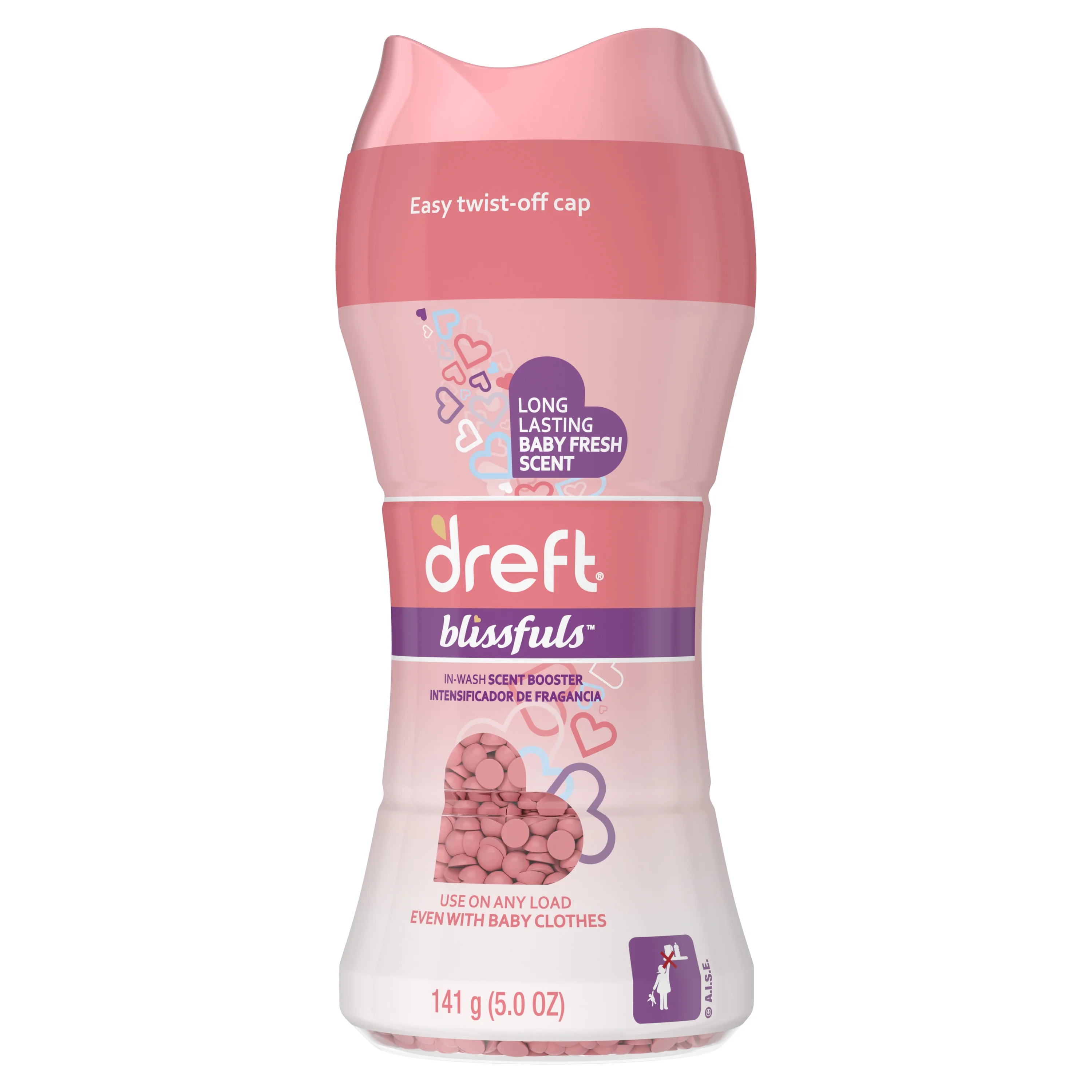 Dreft Blissfuls Laundry Scent Booster Beads, Baby Fresh Scent, 5 oz