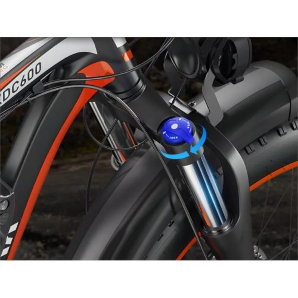 Electric Bike 2000W Dual Motor Fat Tire 26x4 Mountain Bike