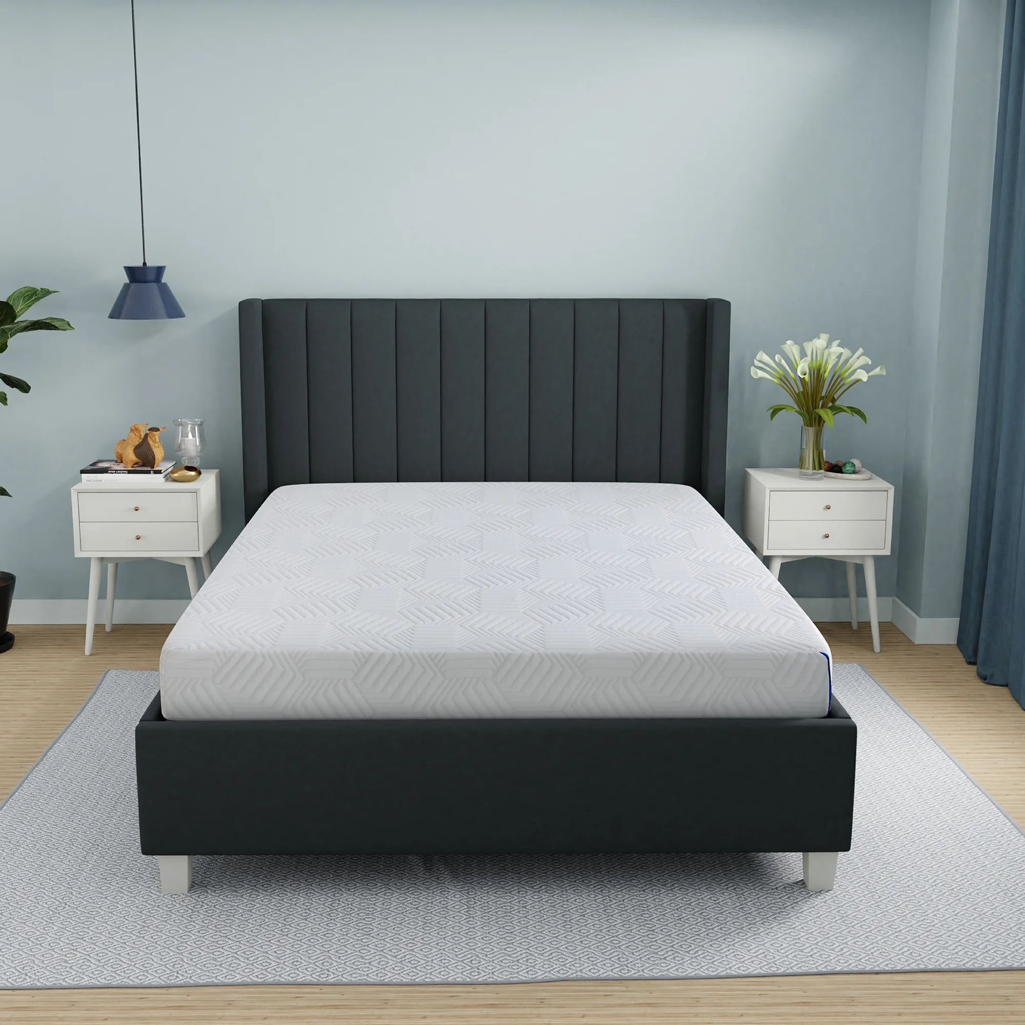 LifeSleep 8-Inch 3-Layer Supportive Memory Foam Mattress-in-a-Box, Twin