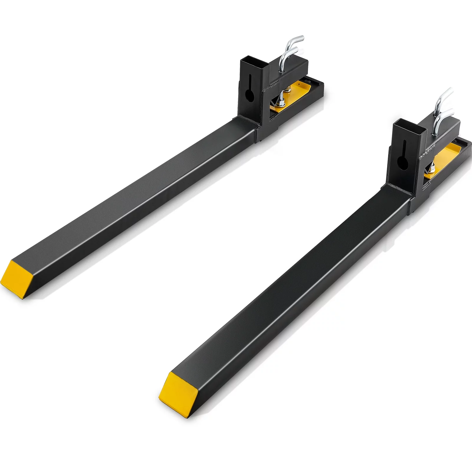 BENTISM Pallet Forks, 4000 lbs Clamp on Tractor Bucket Forks, 60