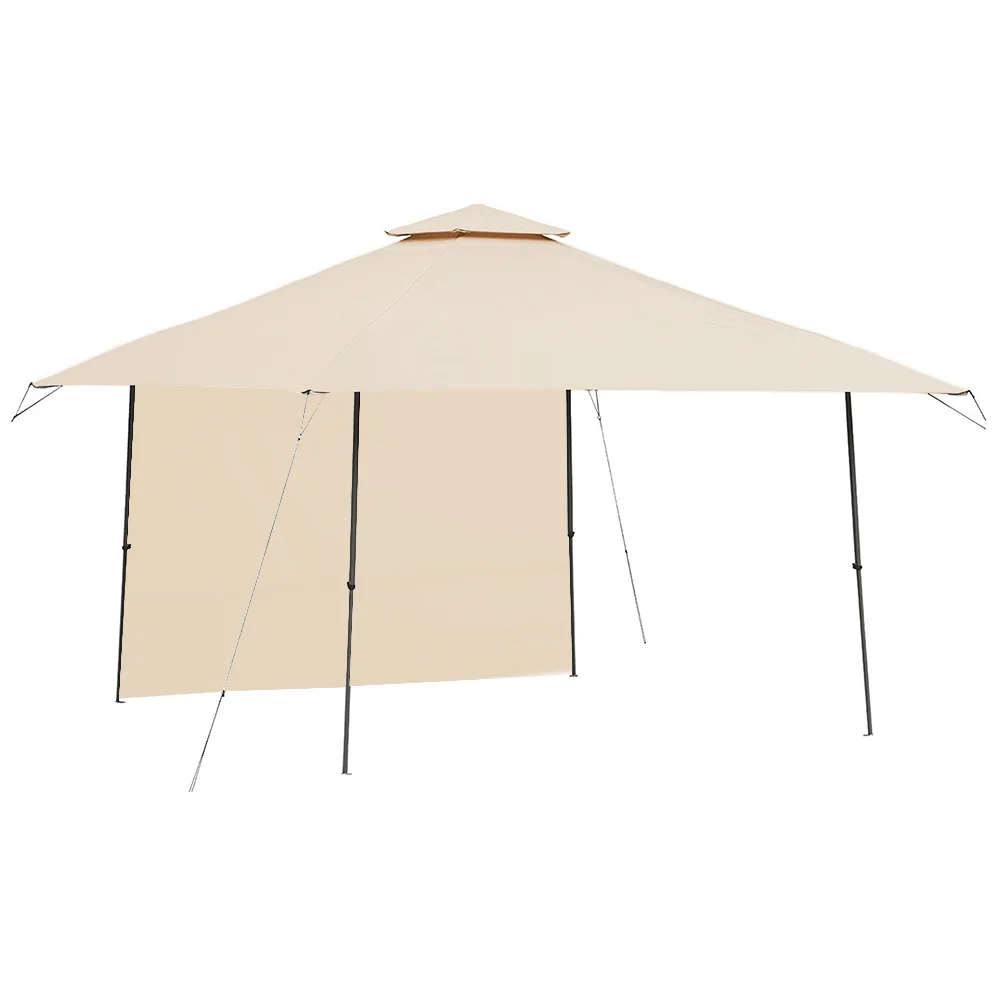 Garden Winds Custom Fit Replacement Canopy Top Cover and Sunwall Compatible with The Coleman 2000004407, 2000035727 13 x 13 Two Tiered Tent Shelter - Upgraded Performance RIPLOCK 350 Fabric- Beige