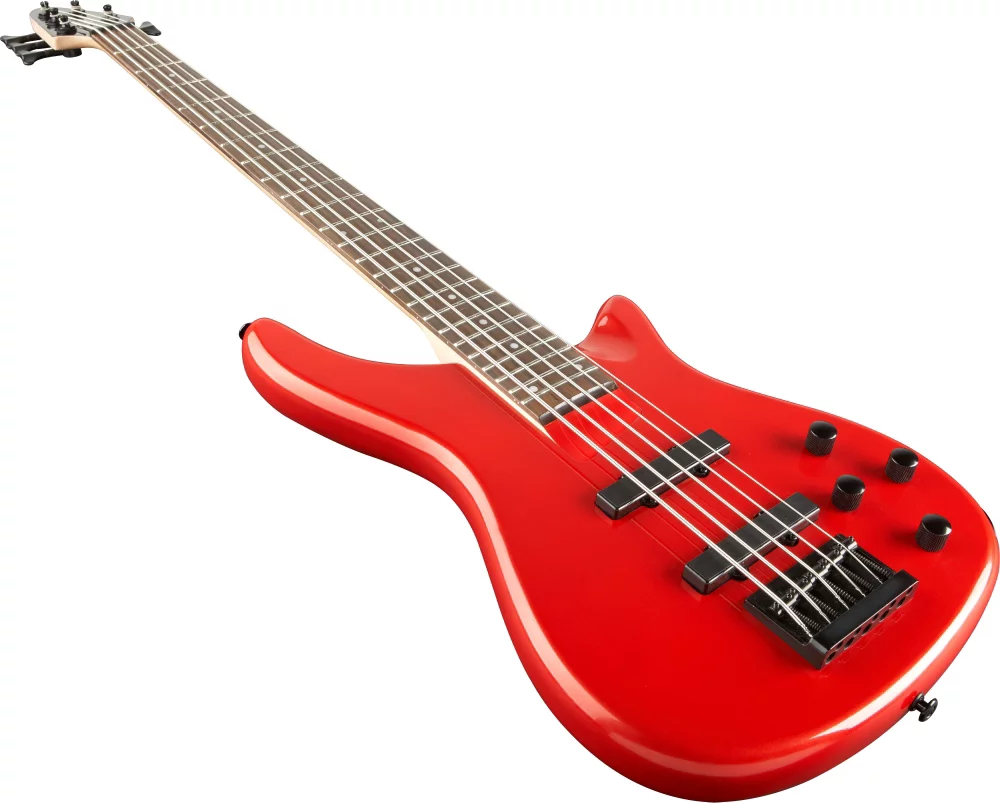 Rogue LX205B 5-String Series III Electric Bass Guitar Candy Apple Red