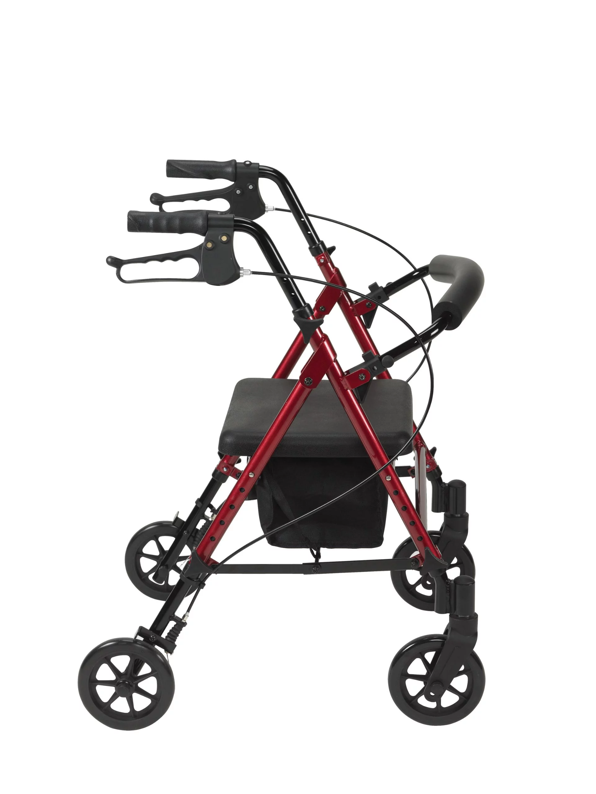 Universal Seat Height, Aluminum Rollator, Blue Part No. Rtl10261bl (1/ea)