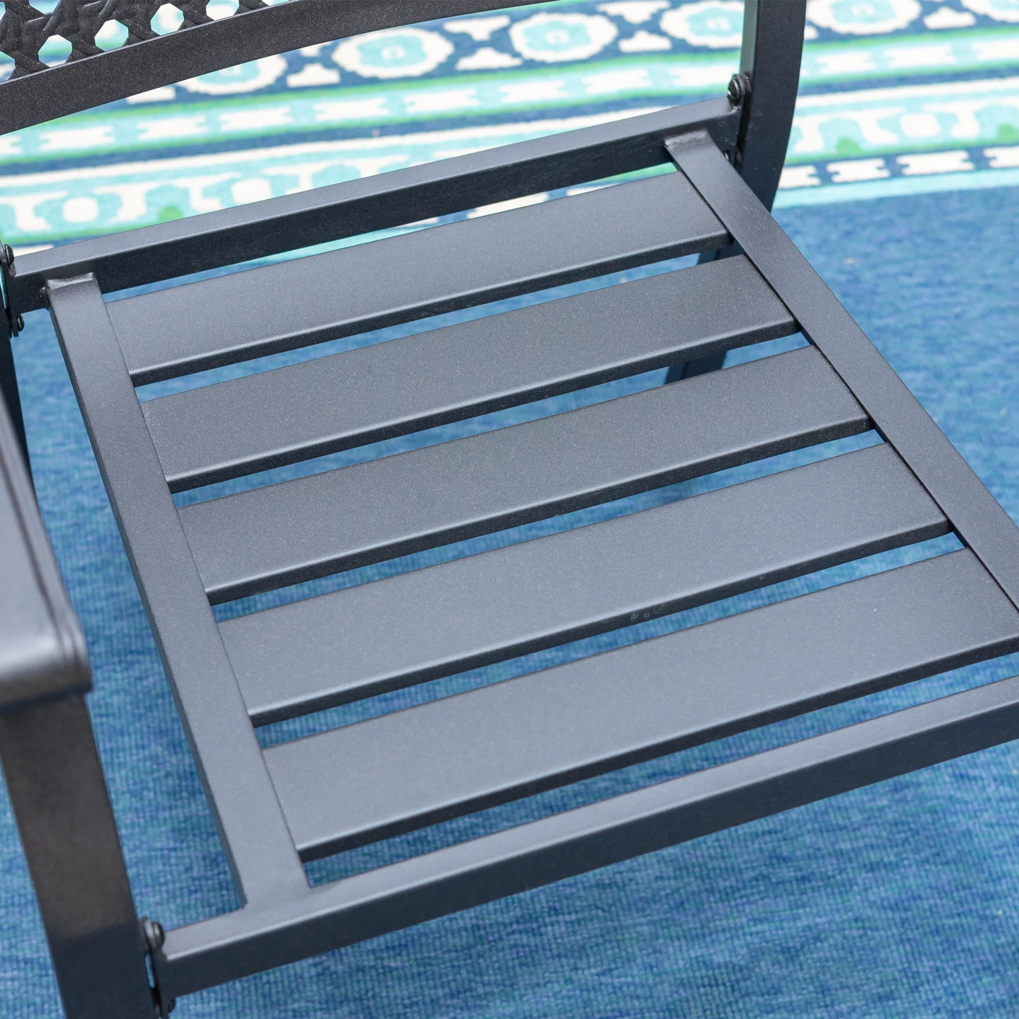 MF Studio 8-Piece Outdoor Patio Dining Set with 13 FT Double-sided Umbrella, 6 PCS Stacking Armchairs&1 PC Large Table for Dinner&Party, Black&Beige