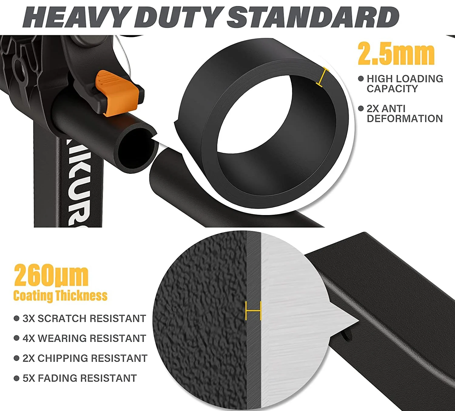 4 Bike Rack Bicycle Carrier Racks Hitch Mount Double Foldable Rack for Cars, Trucks, SUV's and minivans with a 2