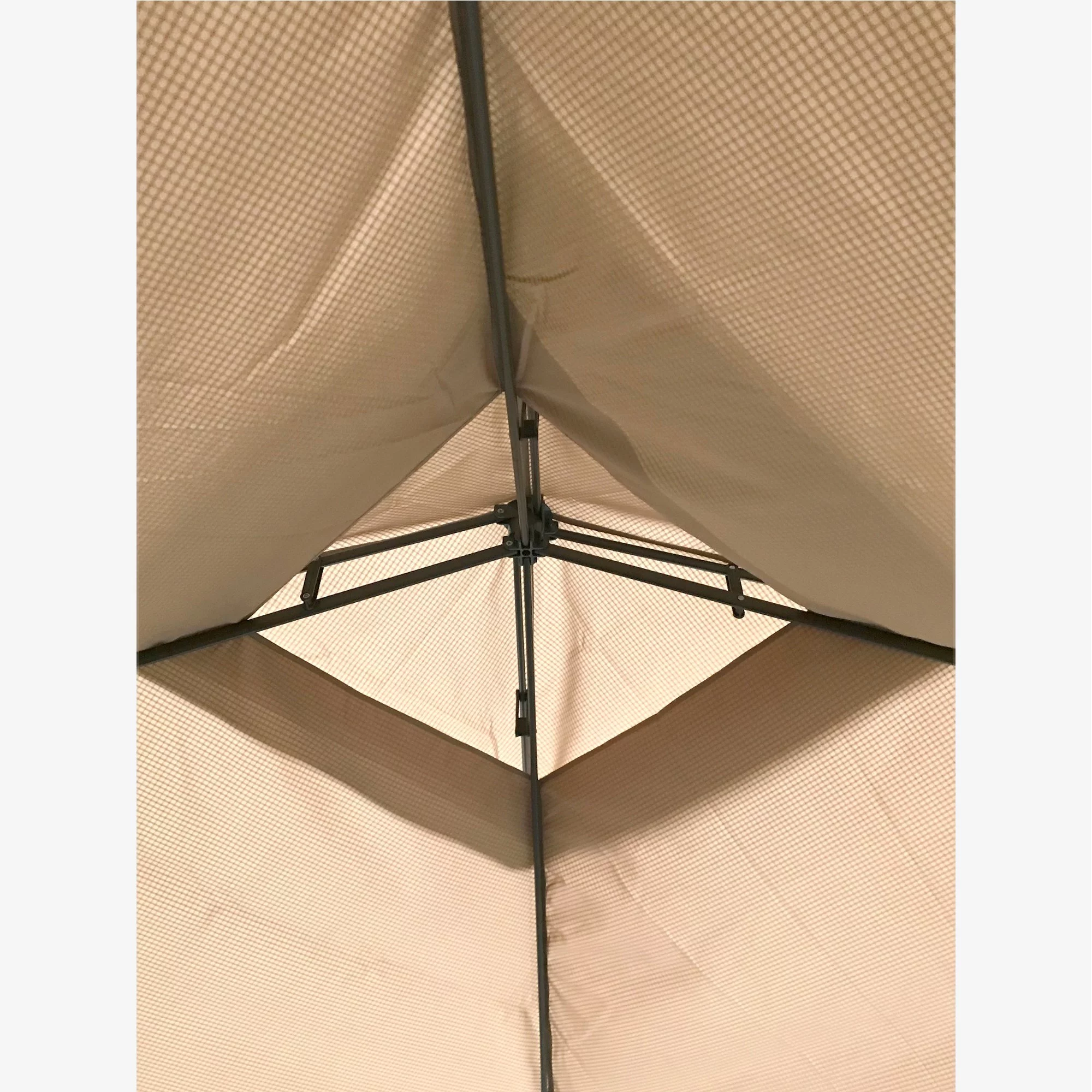 Garden Winds Custom Fit Replacement Canopy Top Cover and Sunwall Compatible with The Coleman 2000004407, 2000035727 13 x 13 Two Tiered Tent Shelter - Upgraded Performance RIPLOCK 350 Fabric- Beige