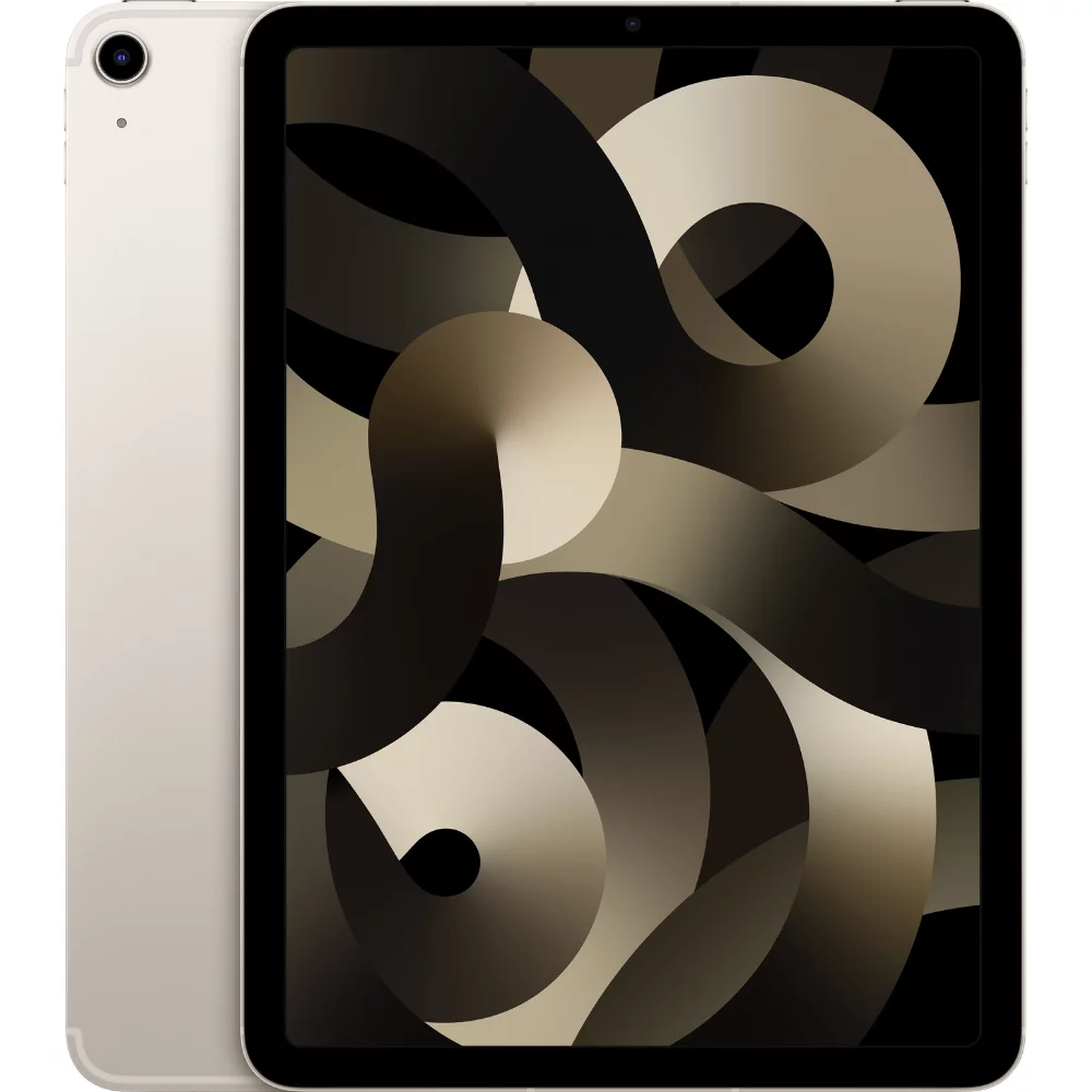 Restored 2022 Apple iPad air Wi Fi 256 GB Starlight (5th Generation) (Refurbished)