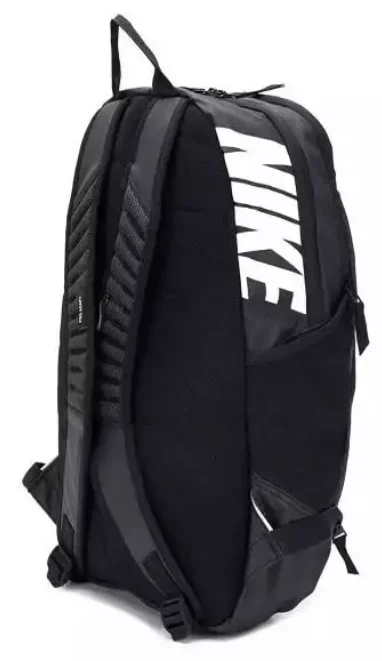 Original Nike Rev Black w/ White logo Zippered Multi Pouch Backpack (BZ9803-010)