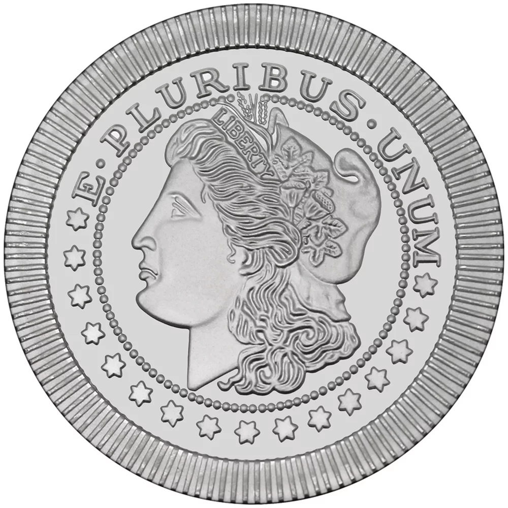 Lot of 100 - 1 Troy oz Morgan Stackable .999 Fine Silver Rounds 5 Full Rolls