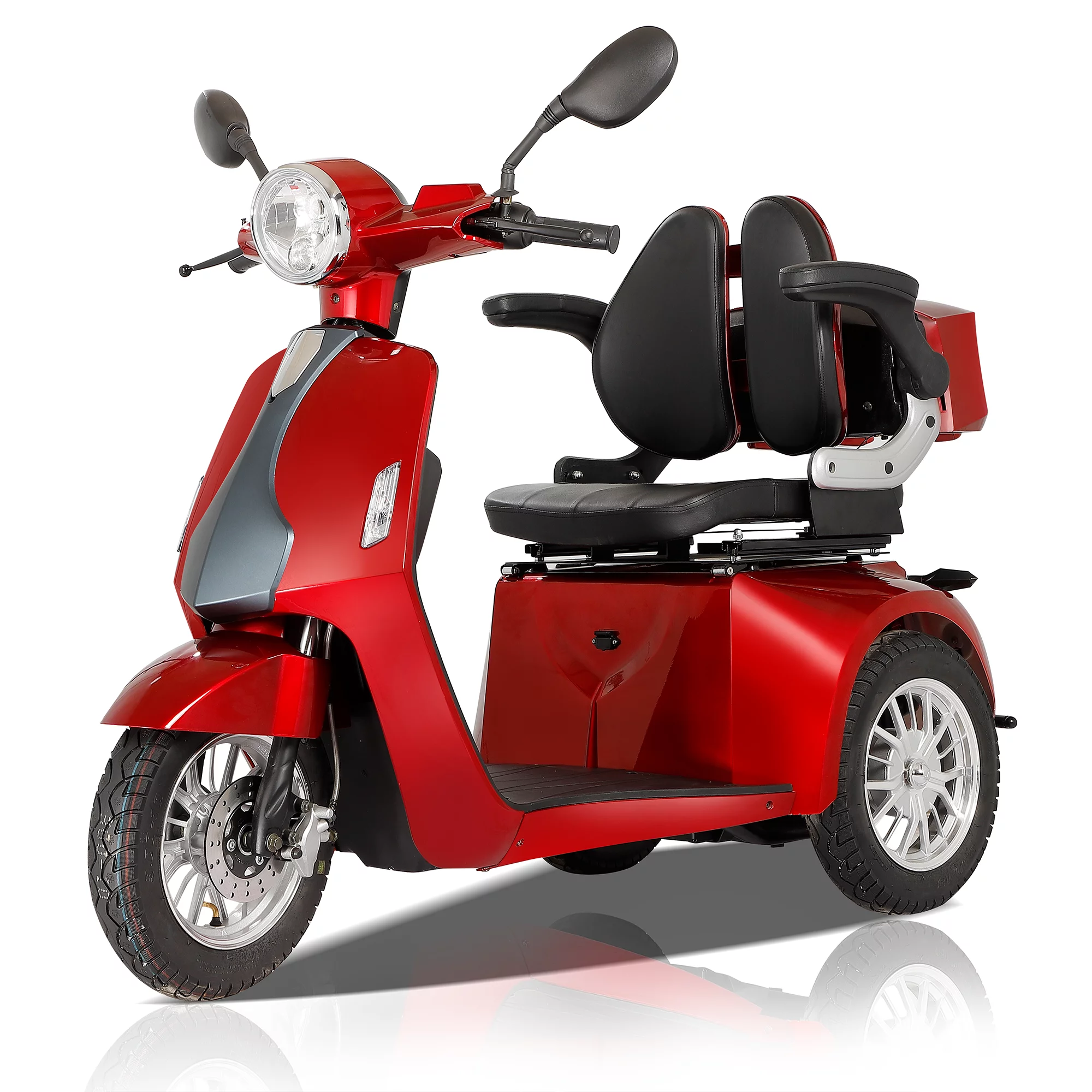 Mobility Scooters The fastest three-wheeled mobility scooter for adults and seniors, 800W motor, 15 MPH