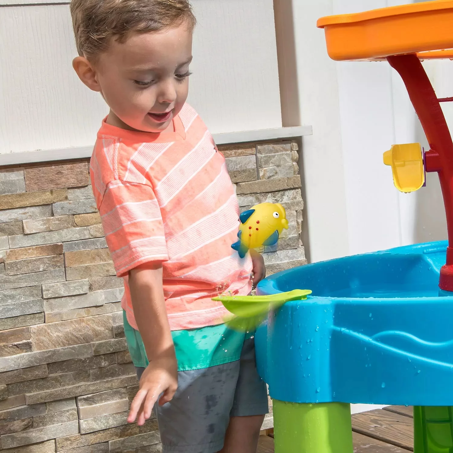 Step2 990003200 Summer Showers Splash Tower Water Table for Toddlers