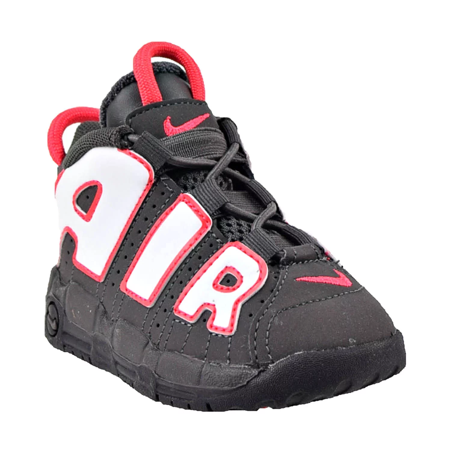Nike Air More Uptempo (TD) Toddlers' Shoes Medium Ash-Black-Siren Red-White dh9722-200