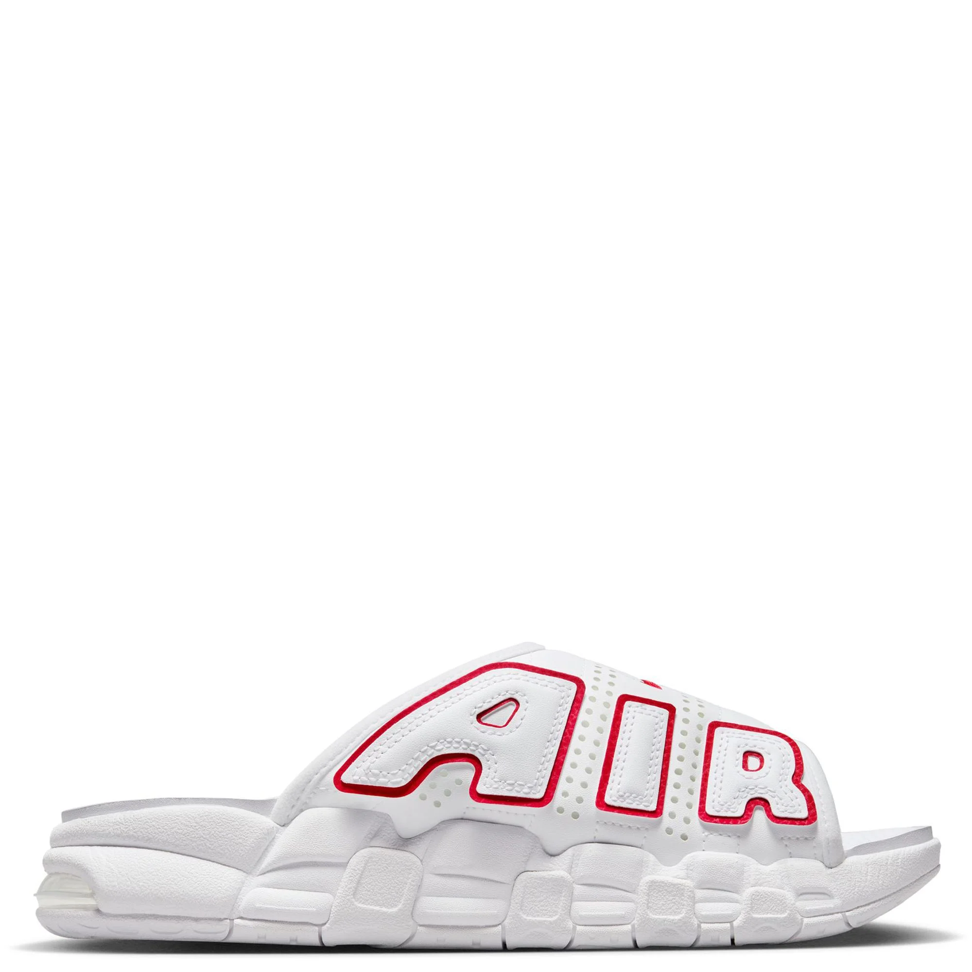 Men's Nike Air More Uptempo Slide NA White / University Red-White FD9884-100 (8 US)