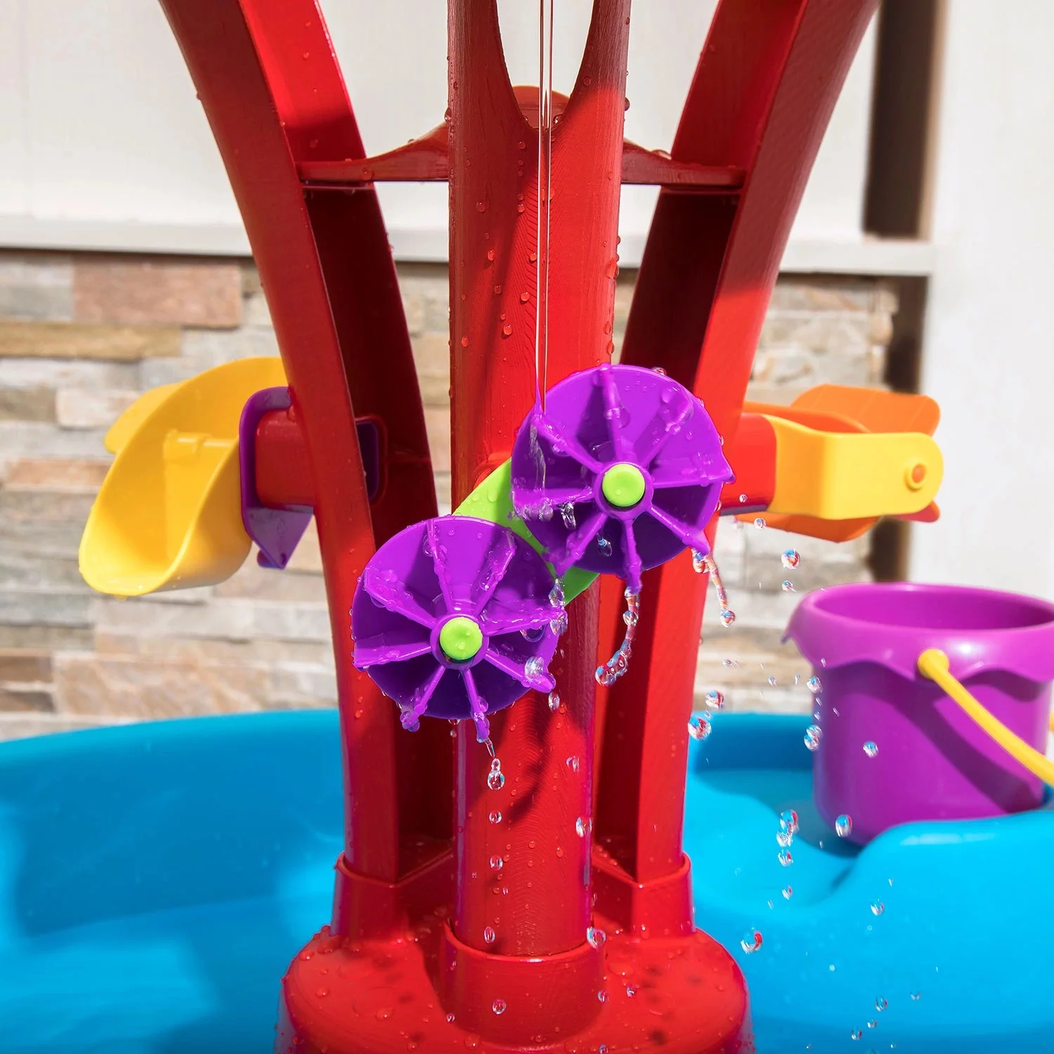 Step2 990003200 Summer Showers Splash Tower Water Table for Toddlers