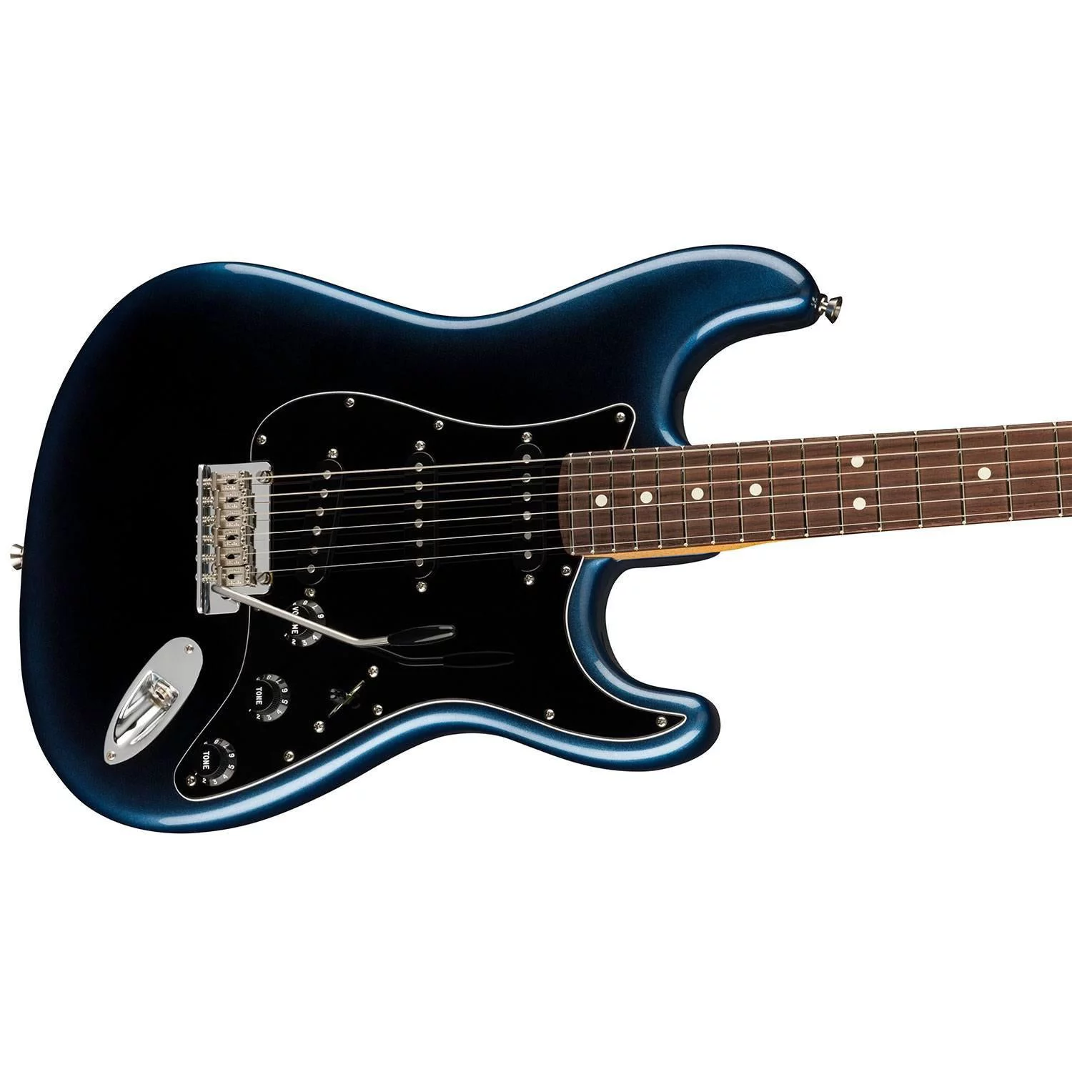 Fender American Professional II Stratocaster Electric Guitar (Dark Night, Rosewood Fretboard)