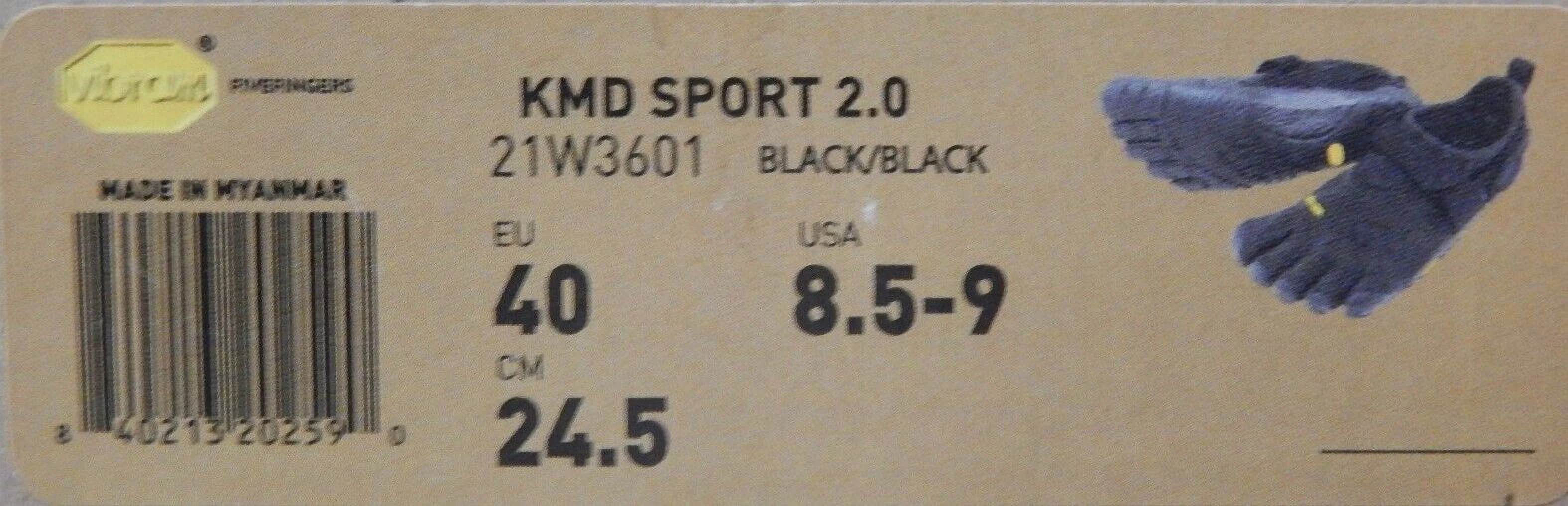 Vibram FiveFingers KMD Sport 2.0 Sz 8.5-9 M EU 40 Women's Running Shoes 21W3601