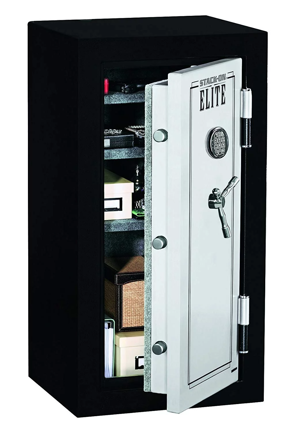 Stack-On Fire-Resistant Elite Executive Fire Safe with Electronic Lock and Removable Shelf, E-040-SB-E