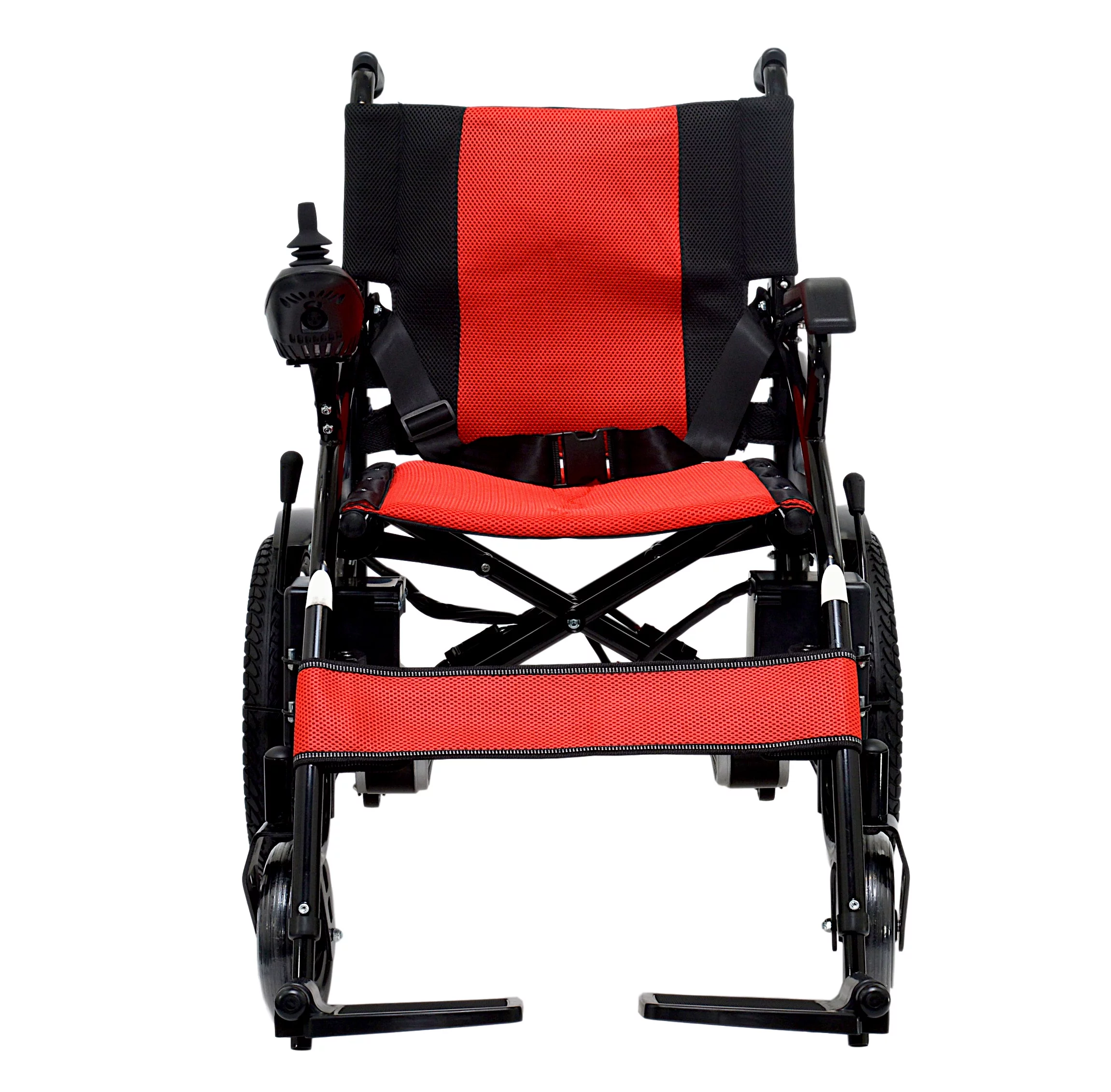 HERCULES Lite Ex Foldable Lightweight Electric Power Wheelchair, Motorized Long Range Heavy Duty Travel Safe