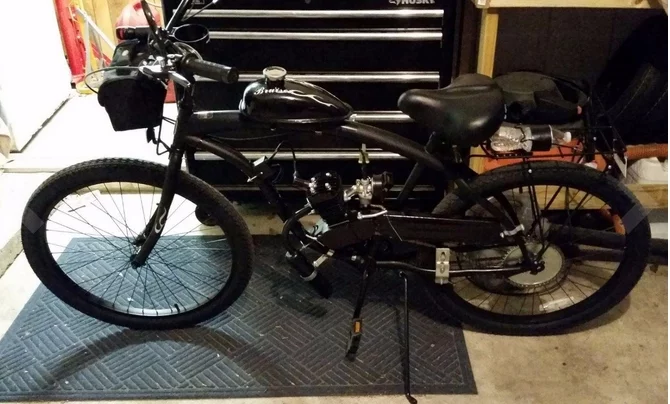 UBesGoo 80cc 2 Stroke Motor Engine Kit Gas for Motorized Bicycle Bike Black New