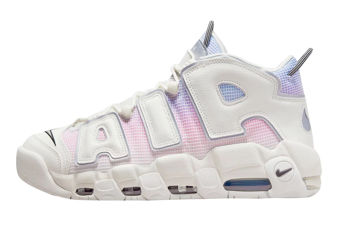 Men's Nike Air More Uptempo '96 Sail/Black-Light Thistle (DR9612 100) - 8
