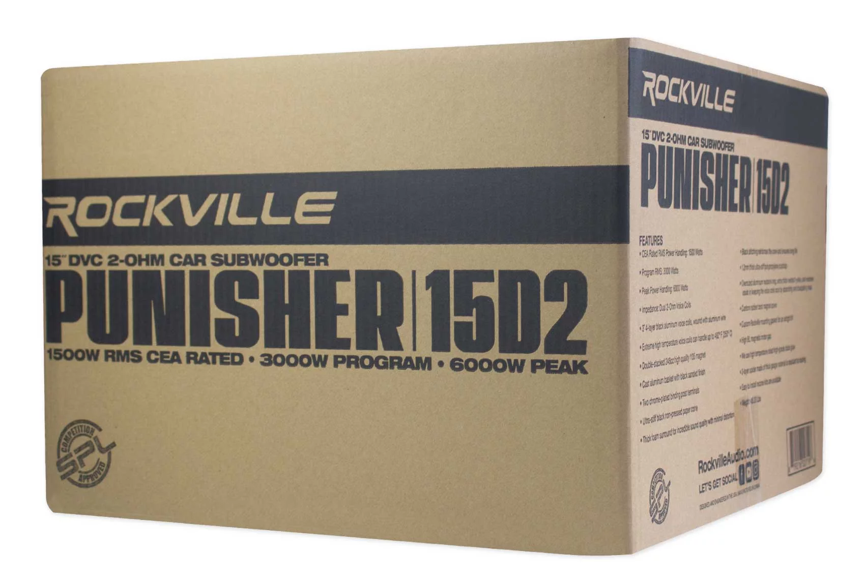 Rockville Punisher 15D2 15