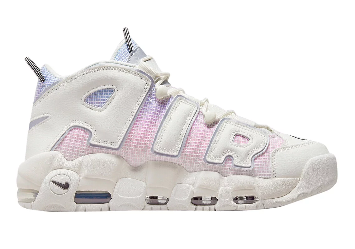 Men's Nike Air More Uptempo '96 Sail/Black-Light Thistle (DR9612 100) - 8