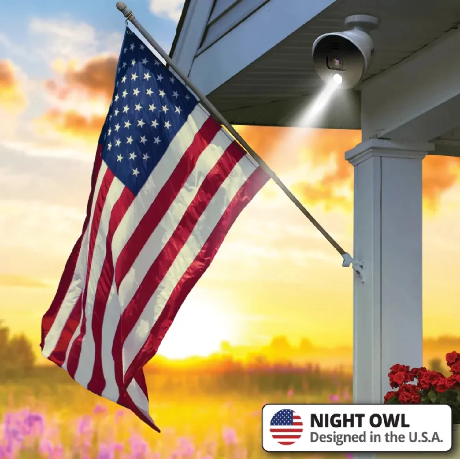 Night Owl 16 Channel 4K Bluetooth DVR with 2TB Hard Drive and 10 Wired 4K Spotlight Cameras with Audio Alerts and Sirens