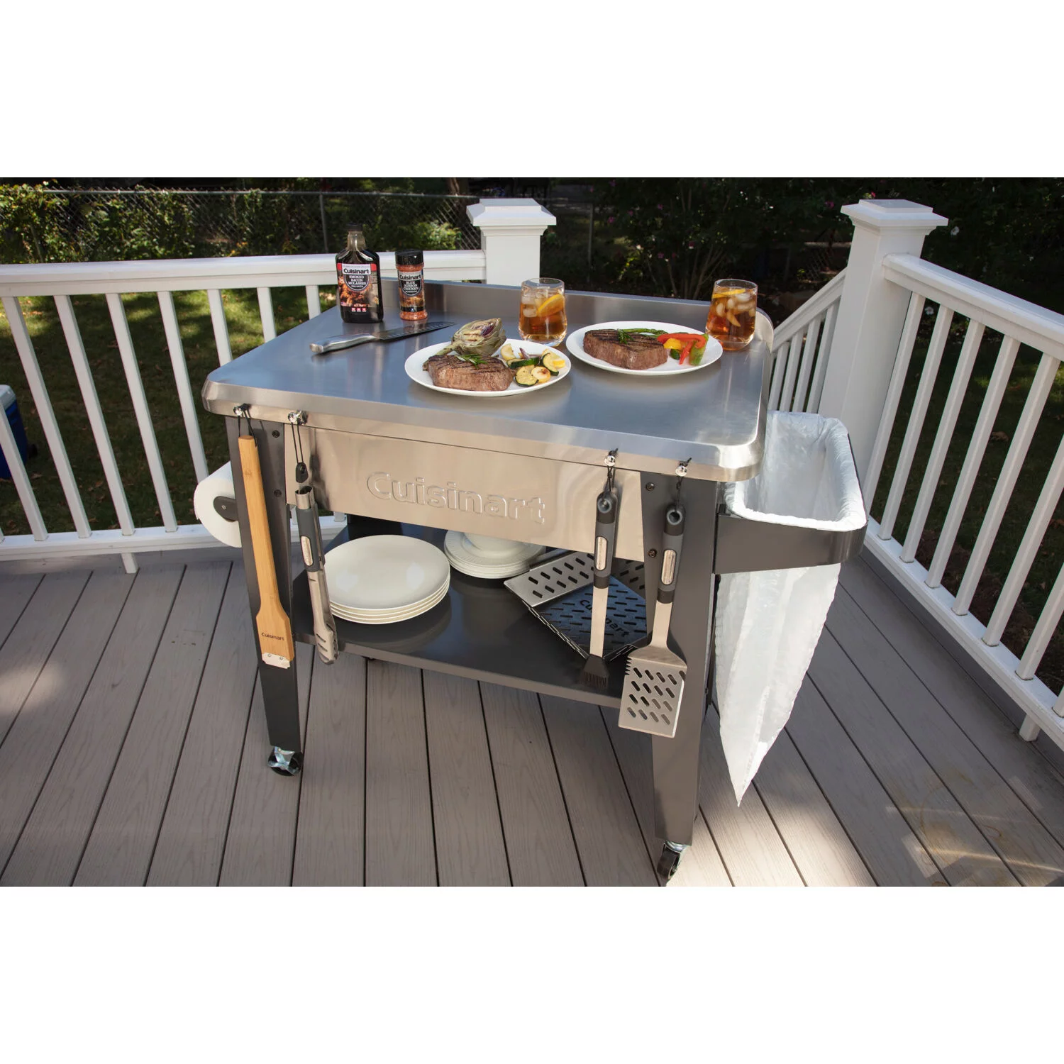 Cuisinart Outdoor Stainless Steel Grill Prep Table
