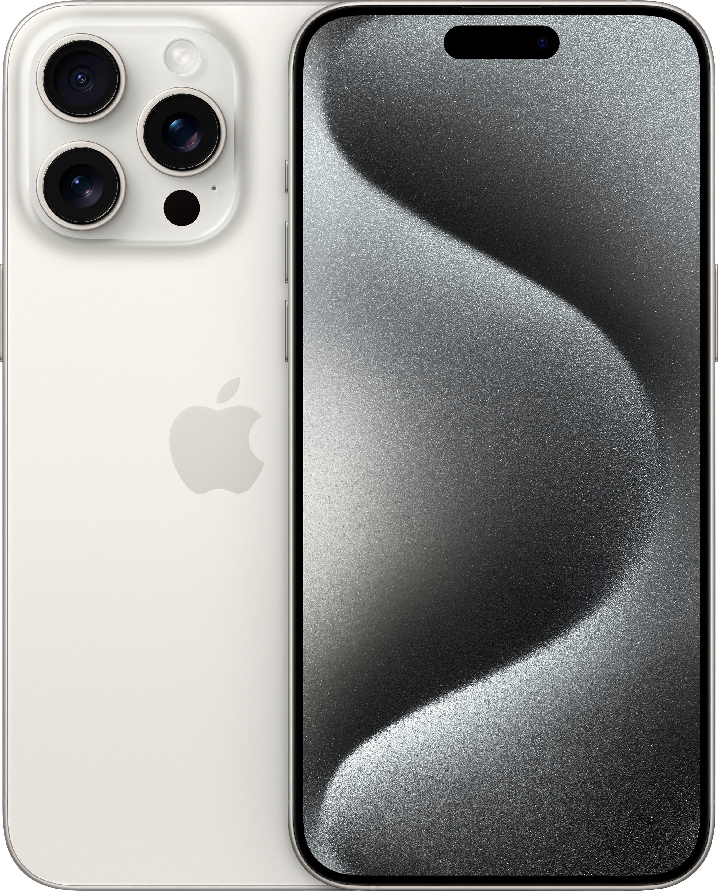 Restored Apple iPhone 15 Pro Max A2849 (Spectrum Mobile Only) 256GB White Titanium (Grade A+) (Refurbished)