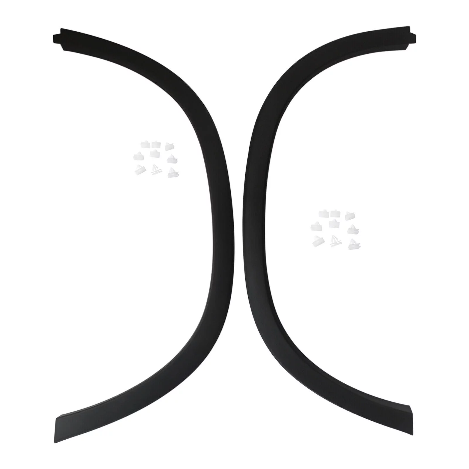 SHZICMY Pair Front Fender Trims Left & Right Side For Chevrolet Trax 2013 2014 2015 2016 Black