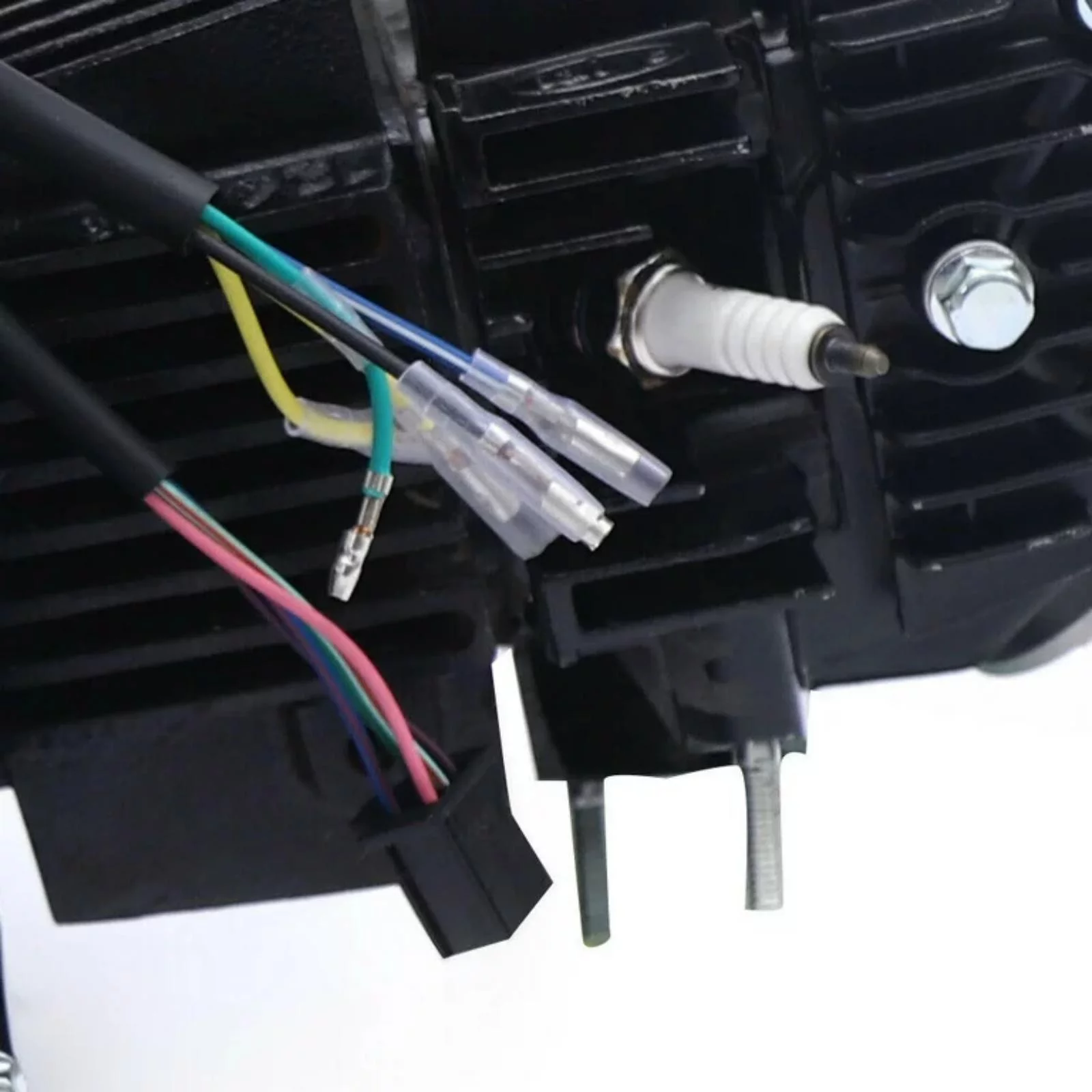 Loyalheartdy 110cc 4-stroke Engine Motor Single Cylinder Air Cooling System ATV Engine Motor Semi Auto Reverse Electric Start for Go Kart