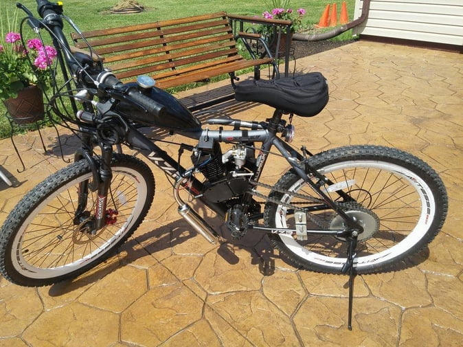 UBesGoo 80cc 2 Stroke Motor Engine Kit Gas for Motorized Bicycle Bike Black New