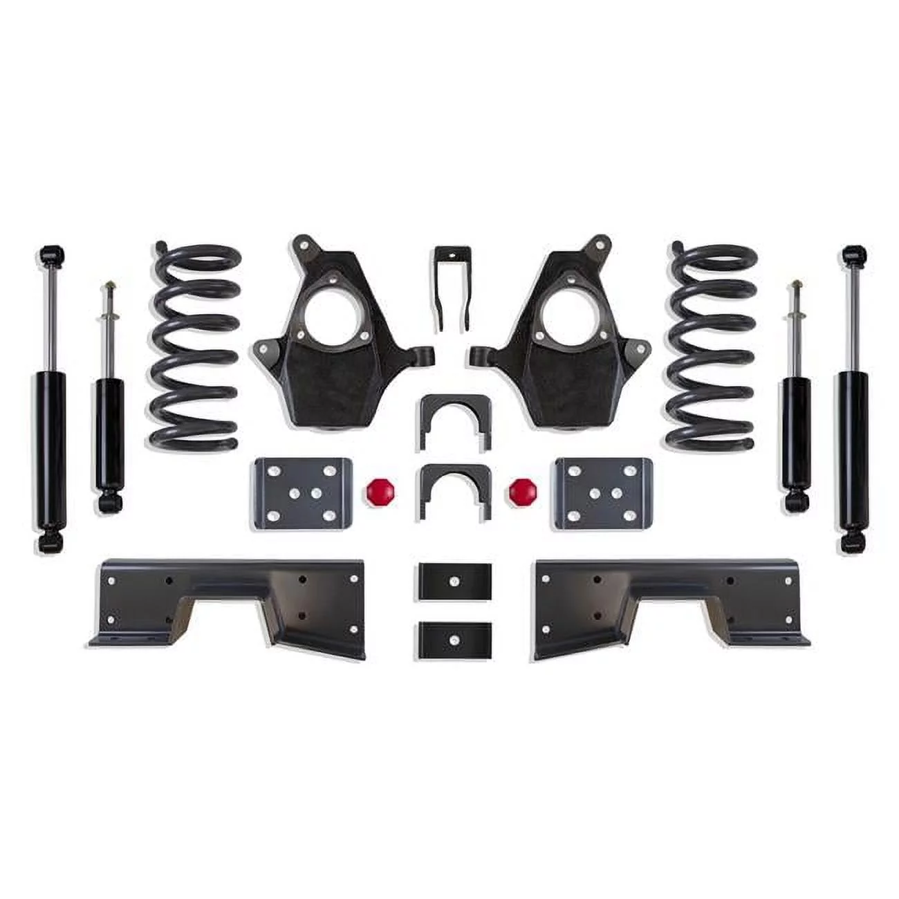 Maxtrac Suspension 4 x 6 in. Front & Rear Lowering Kit for 1999-2007 Chevy Silverado