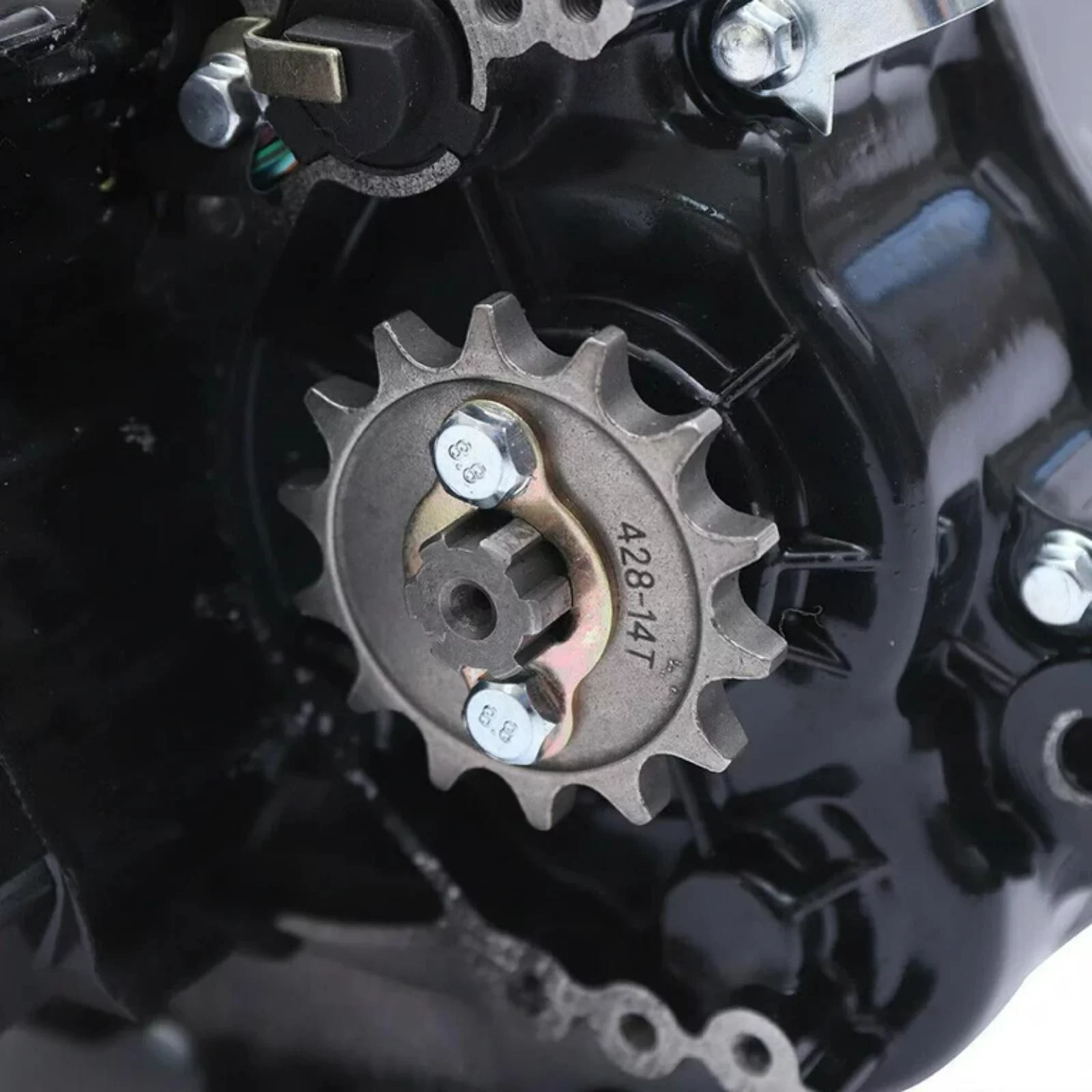 Loyalheartdy 110cc 4-stroke Engine Motor Single Cylinder Air Cooling System ATV Engine Motor Semi Auto Reverse Electric Start for Go Kart