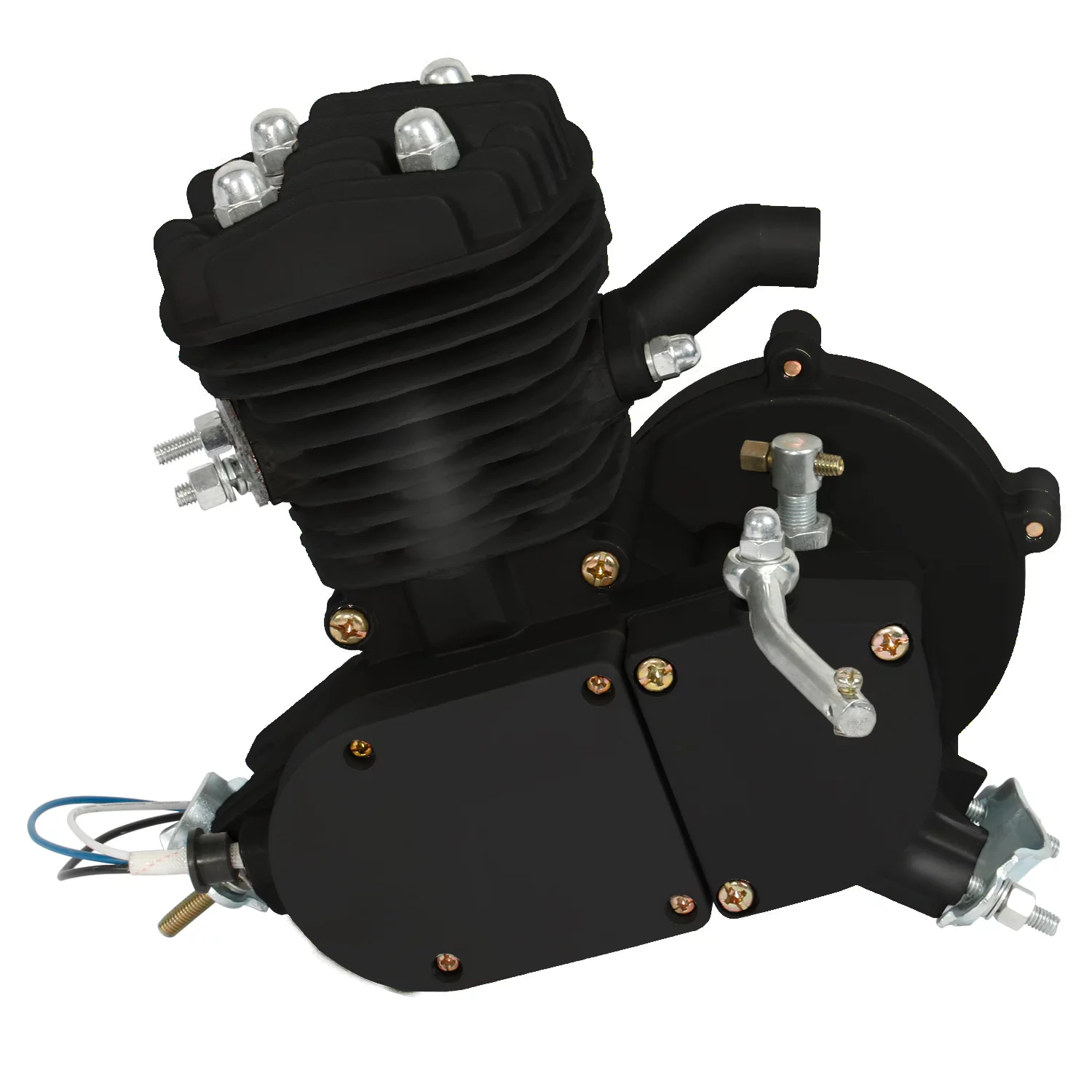 UBesGoo 80cc 2 Stroke Motor Engine Kit Gas for Motorized Bicycle Bike Black New