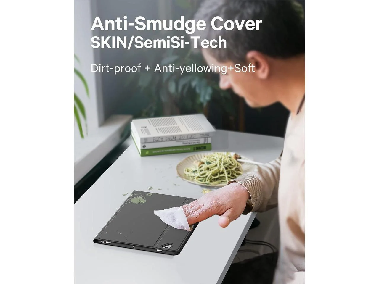 Touchpad Keyboard Case for iPad 10th Generation 10.9 inch 2022 A2696 A2757 A2777 Smart Stand Cover with Detachable Wireless Magnetic Keyboard, Pencil Holder