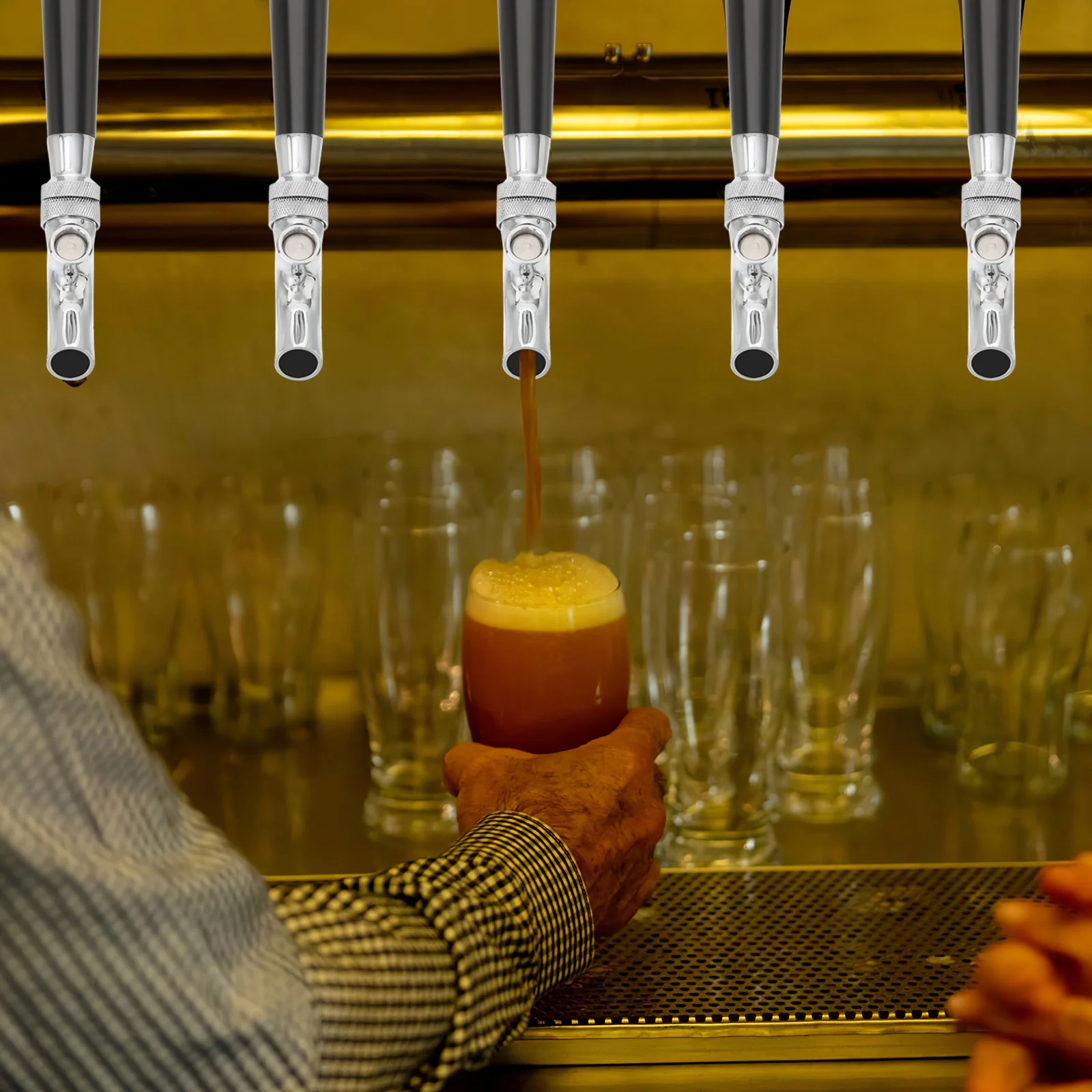 Beer Dispenser Homebrew Tap Keg Kegerator Draft Faucet Automatic Self Made Child Abs