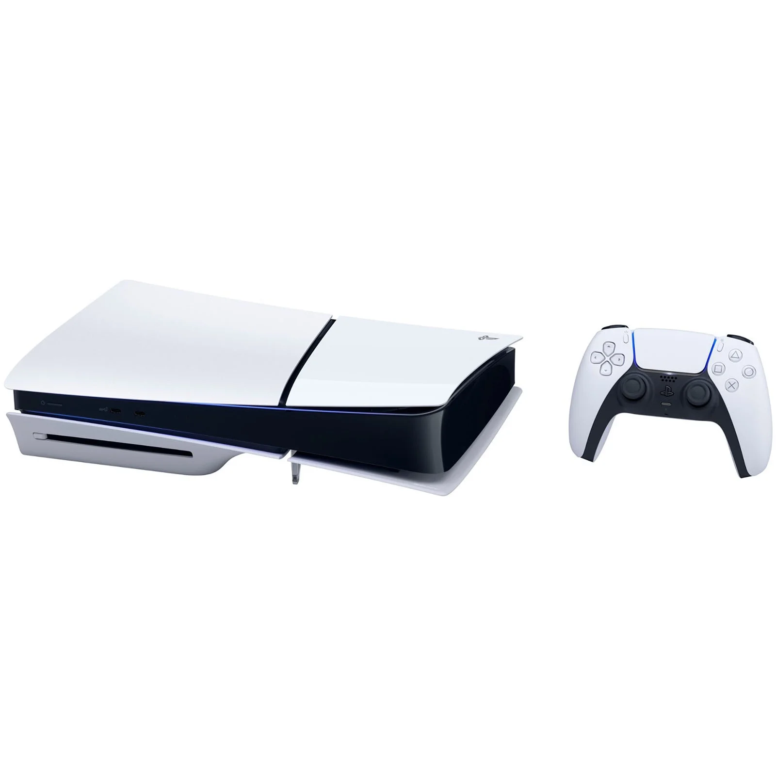 Sony PlayStation 5 Slim Disc PS5 Video Game Console with Extra Gray Camo Controller