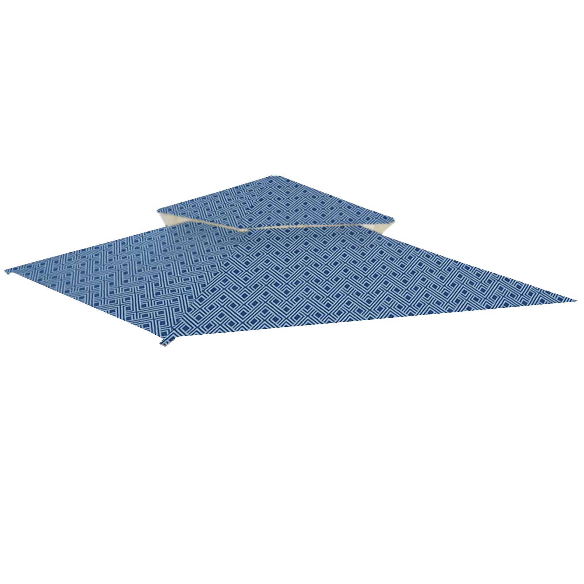 Garden Winds Replacement Canopy Top Cover for the Madaga Gazebo -Standard 350 - Midnight Trellis