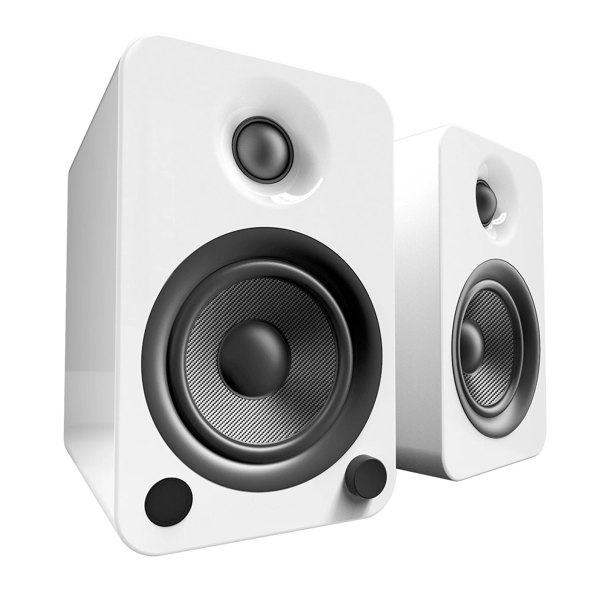 Kanto Living YU4 2-Way Powered Bookshelf Speakers (Pair, Pure)