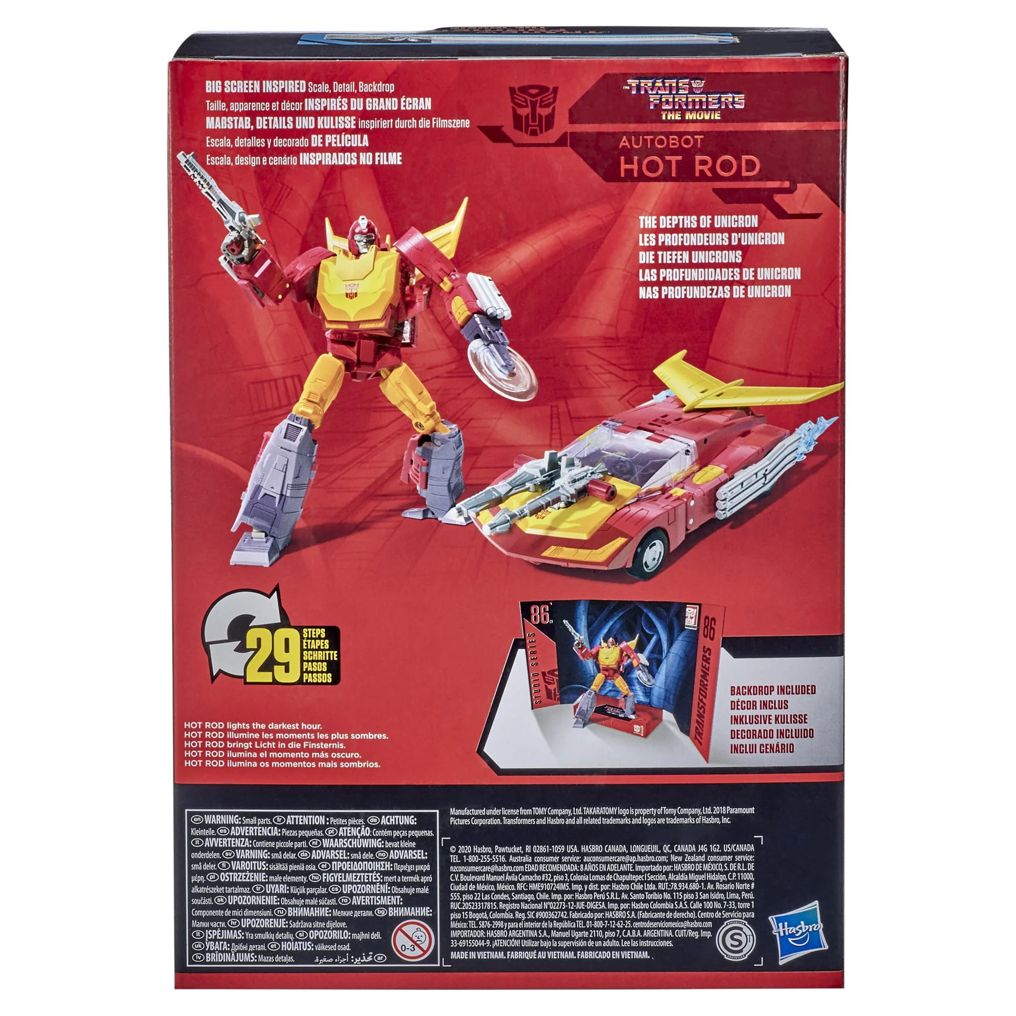 Transformers: Studio Series Autobot Hot Rod Kids Toy Action Figure for Boys and Girls (1”)